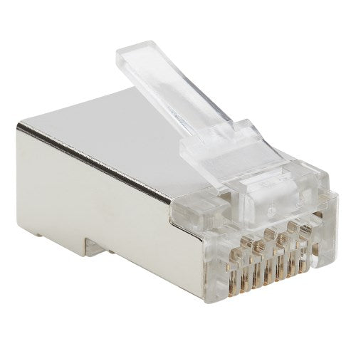 طراف RJ45 Cat6، وصلة Cat6، موصل Cat6 Cat5e RJ45، موصلات تجعيد كيبل ايثرنت قابس شبكة UTP للأسلاك الصلبة والكابلات القياسية، شفاف